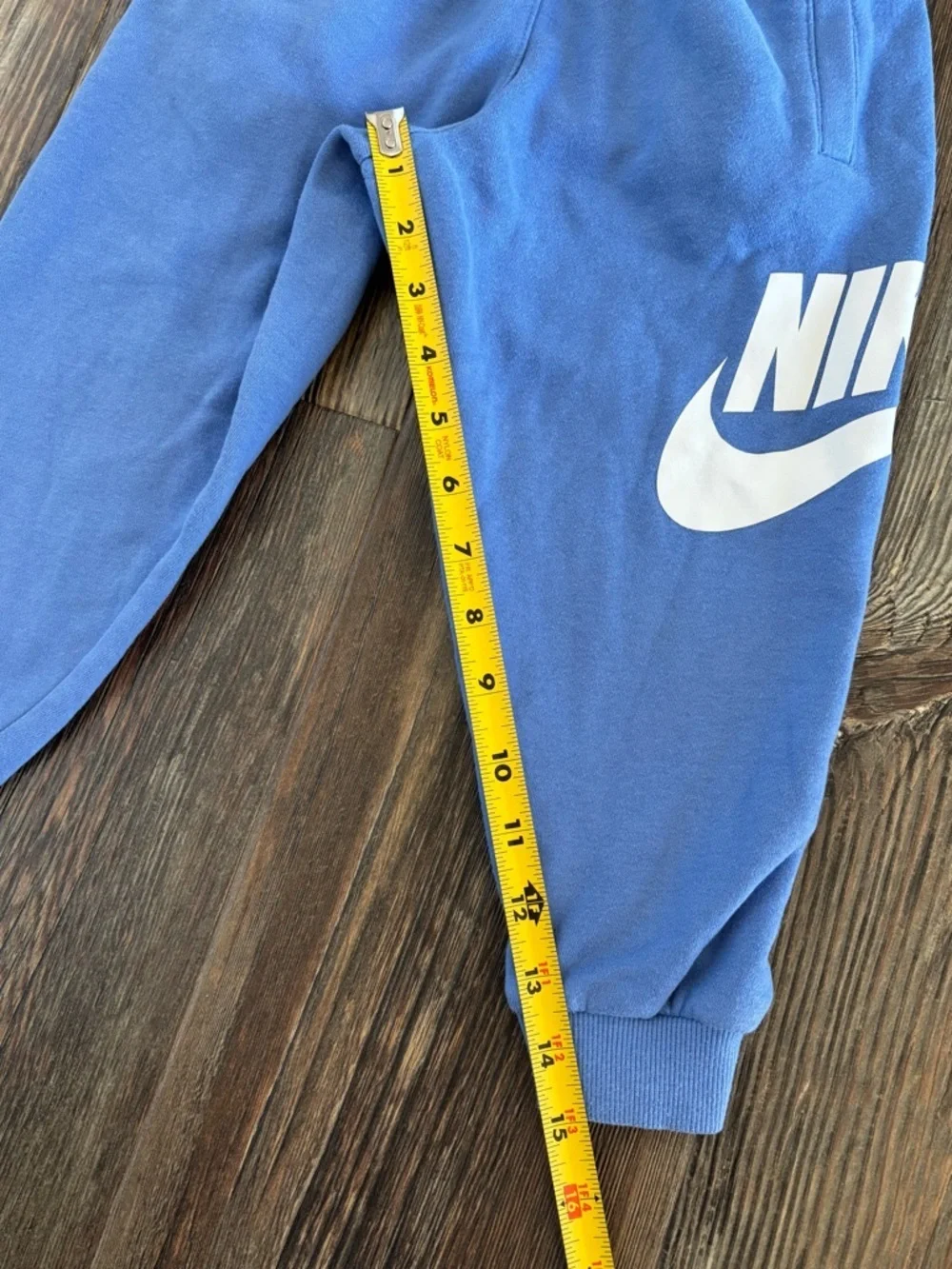 Nike Club Fleece Joggers Kids Size 4 (XS) Light Blue White Futura Logo Sporty